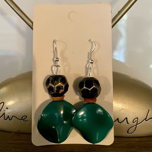 Wooden Teal Earring’s (NWT)